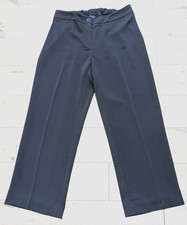 Marina Rinaldi Size 10 Navy Stretch Pants Cla...