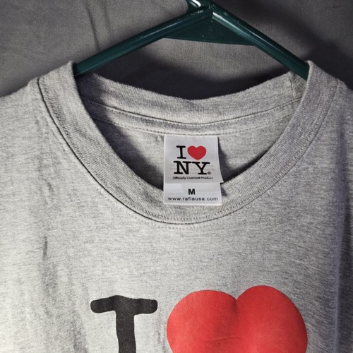 Camiseta mujer I Love New York gris mediano - Imagen 4 de 8