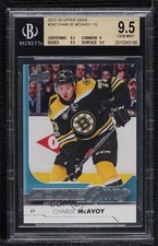 2017-18 Upper Deck Young Guns Charlie McAvoy #242 BGS 9.5 GEM MINT uk2