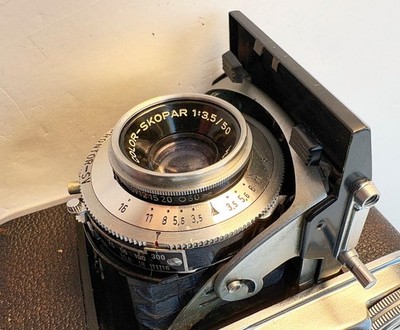 Voigtlander Vito II 35mm film camera with 50mm f3.5 Color-Skopar