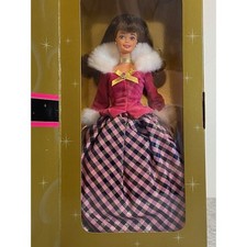 Winter Rhapsody Barbie Doll Avon Exclusive Special Edition Brn Hair 1996 VTNG