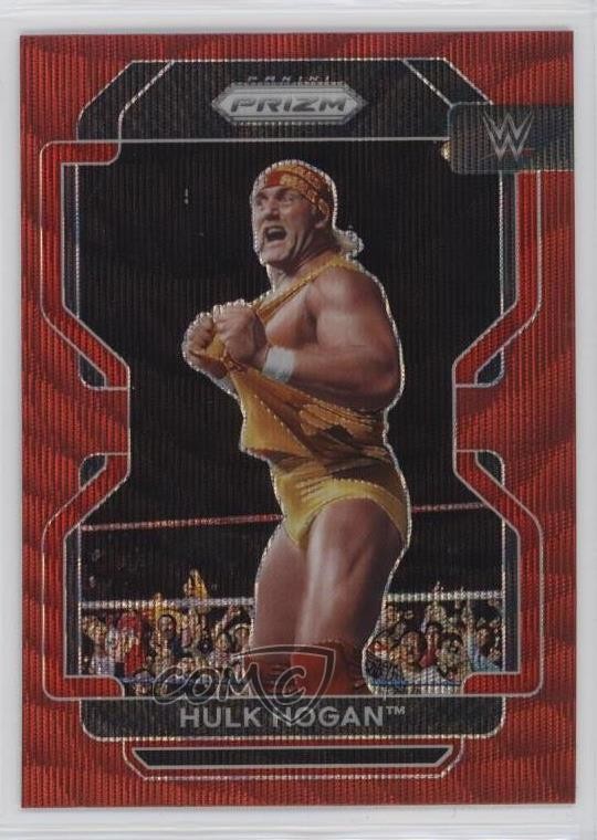 2022 Panini Prizm WWE Ruby Wave Prizm Hulk Hogan #195 1u6