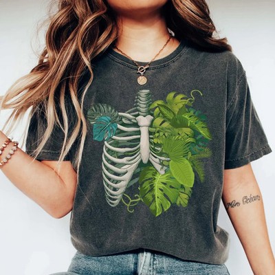 Skeleton Plant Body Plant Lover Comfort T-Shirt