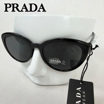 Prada Cat-Eye Sunglasses SPR02V Black Unused