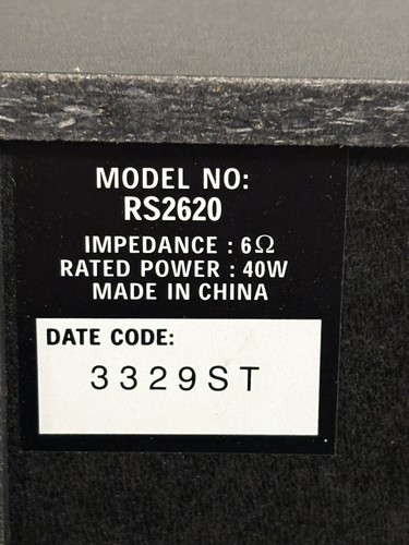 RCA RS2041 CD Stereo System 5-Disc CD Changer AM/FM 2 Model:RS2620 Speaker - Picture 24 of 24