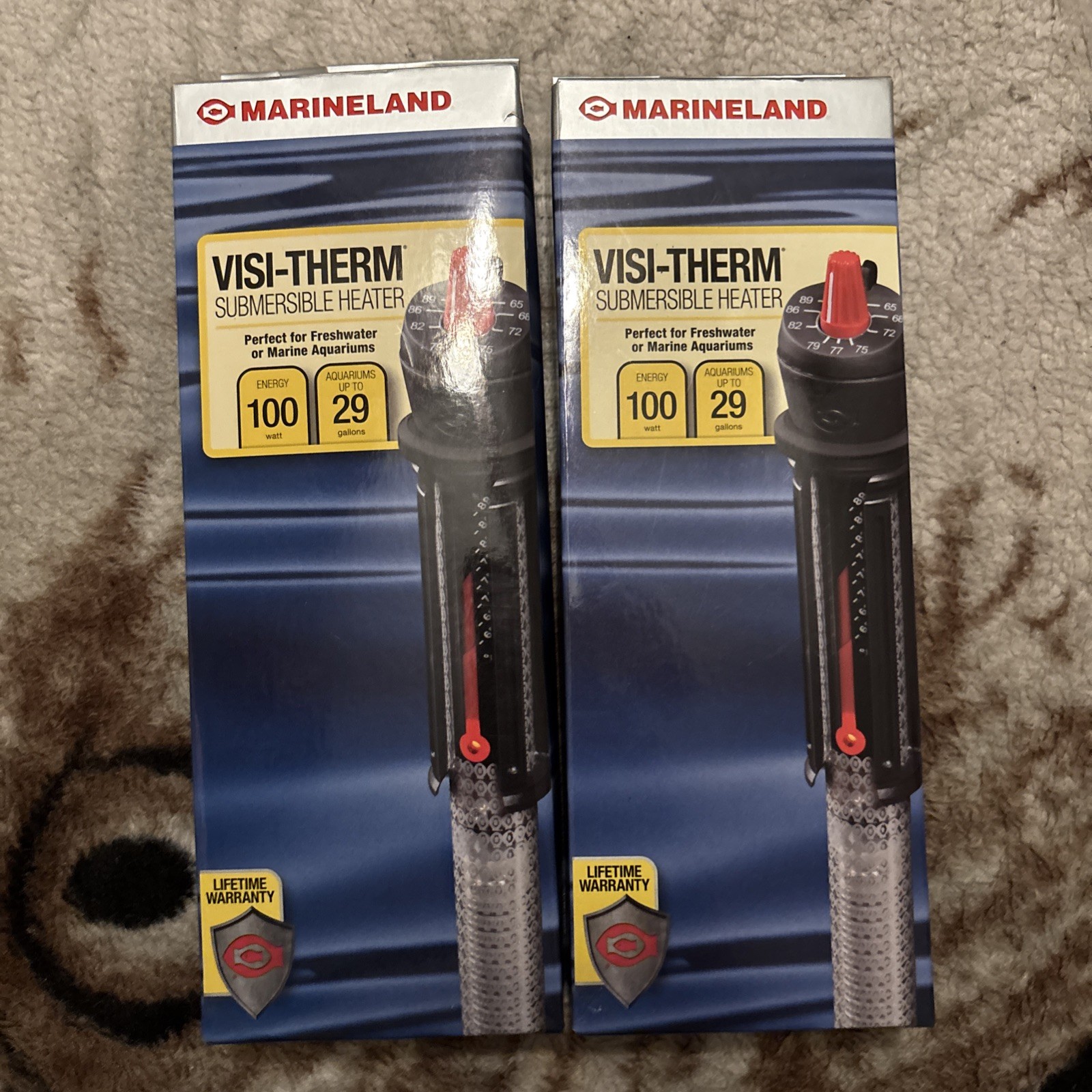 Marineland Visi Therm Submersible Aquarium Heater100W (up to 29 gal.) ML90640