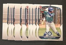 2023 Bowman 1st Prospect Martin Gonzalez (23x) Paper Lot Seattle Mariners #BP28
