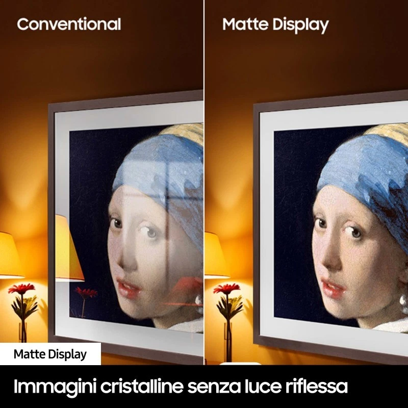 Samsung Lifestyle TV QE32LS03CBUXZT The Frame QLED Full HD, Smart TV 32" Matte D - Immagine 4 di 4