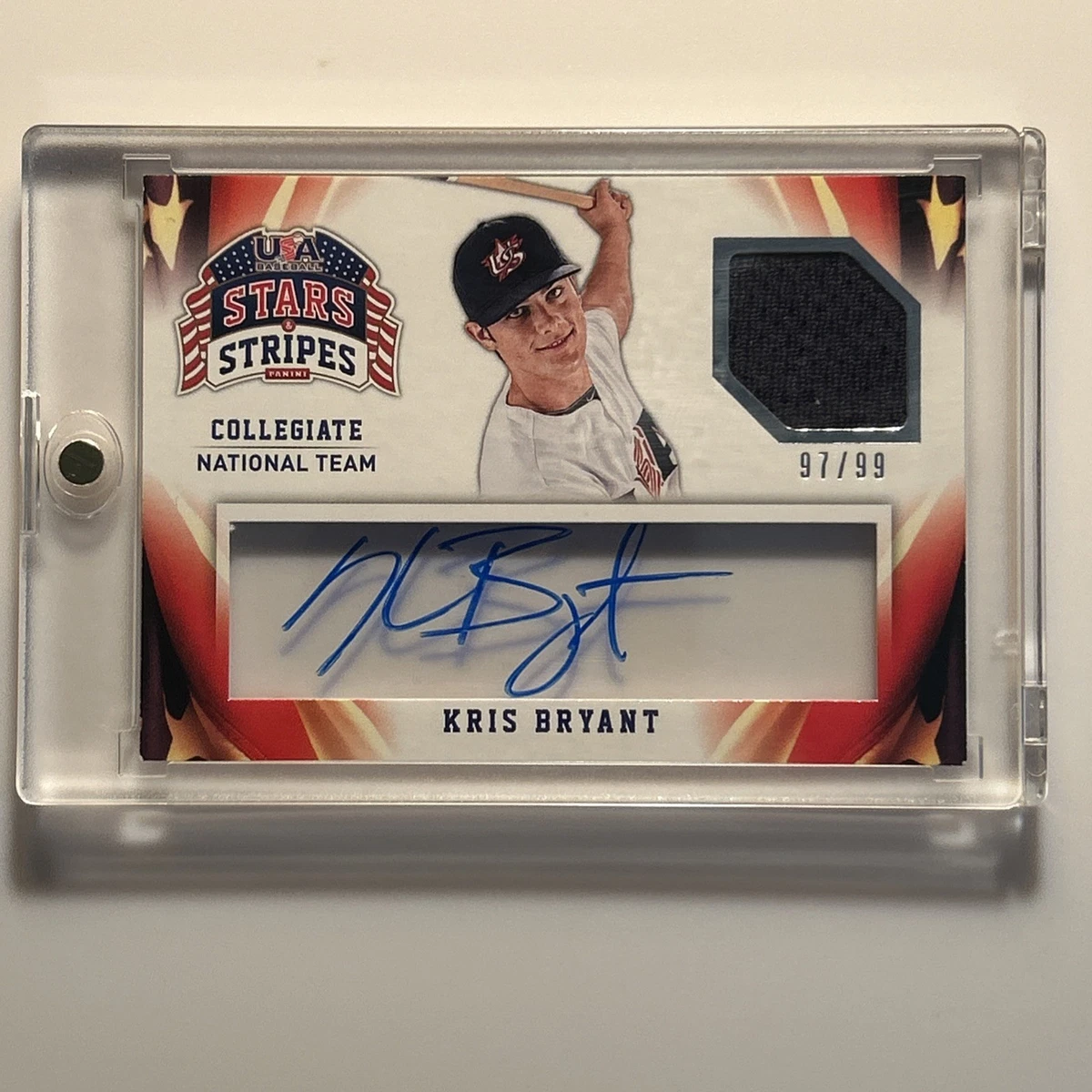 Kris Bryant RC 直筆サイン！シルバーPRIZM Kris Bryant Autographed Baseball Sports Trading Cards