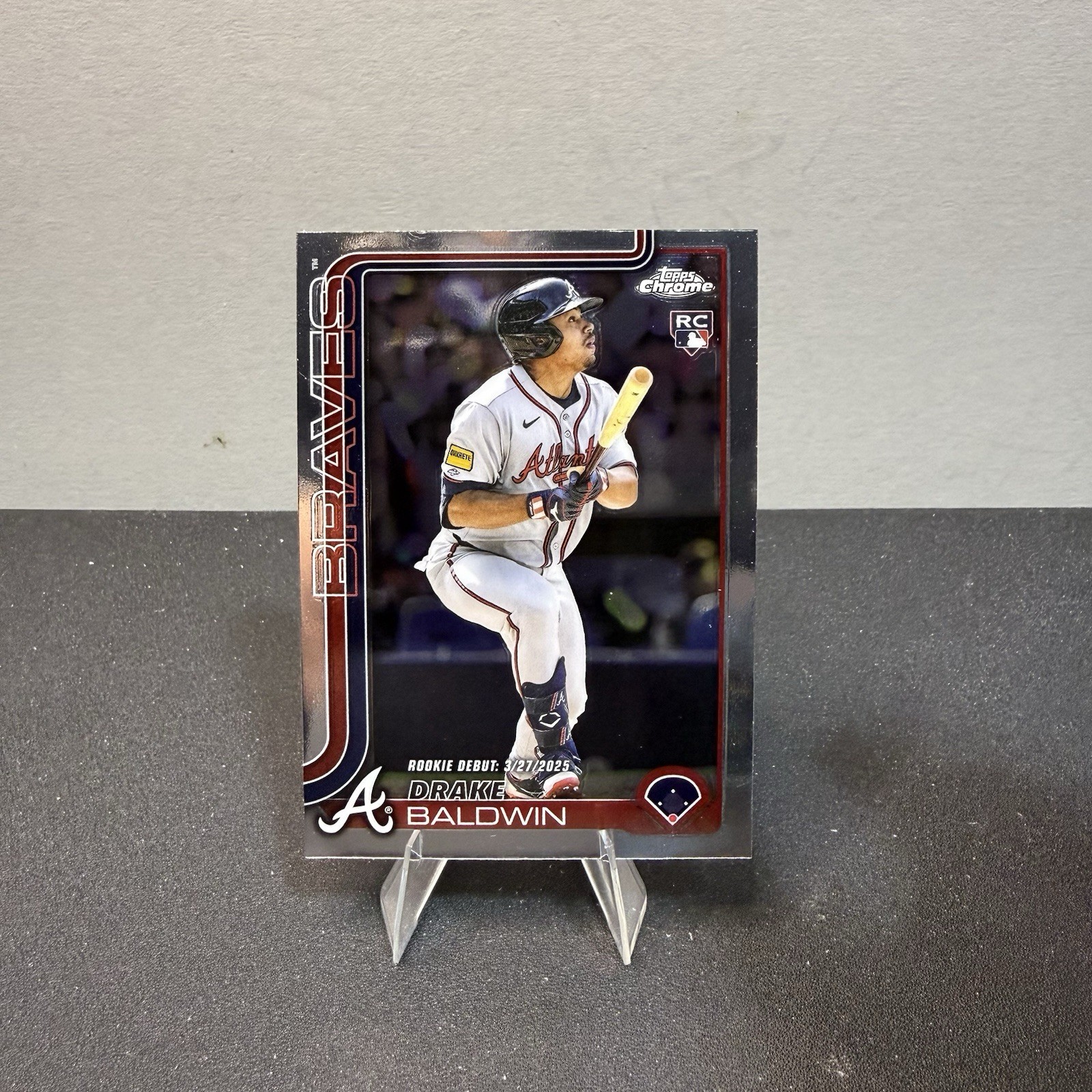 2025 Topps Chrome Update #USC88 Drake Baldwin Rookie Debut - Braves