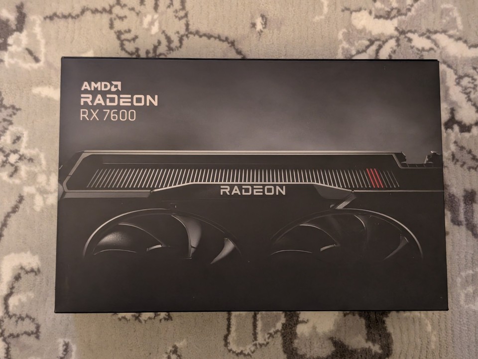 AMD Radeon RX 7600 8gb Reference Card | eBay