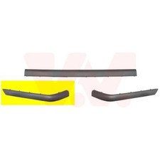 VAN WEZEL Blende Stoßfänger hinten rechts schwarz für VW Passat 3B2