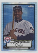 2021 Chrome Platinum Anniversary Mega Box Prism Refractor Juan Gonzalez #546 e9p