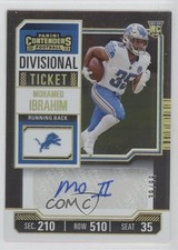2023 Panini Contenders Rookie Divisional Ticket 39/99 Mohamed Ibrahim Auto n7r