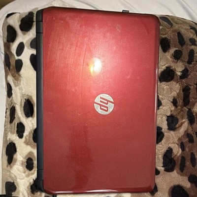 HP Notebook 15.6'' Red Laptop Intel Pentium 1.10GHz 4GB RAM 500GB HDD