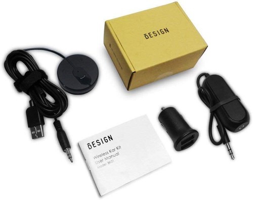 Bluetooth 5.3 Wireless Audio Adapter Car Kit With Noise Isolator Dual Charger - Picture 7 of 8