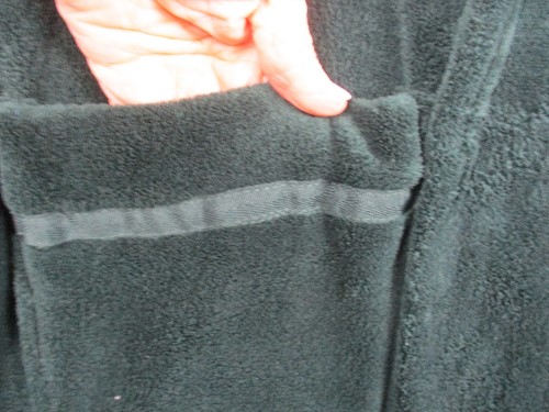 Intimo Bath Robe Green One Size Pockets Tied Waist - Picture 4 of 10