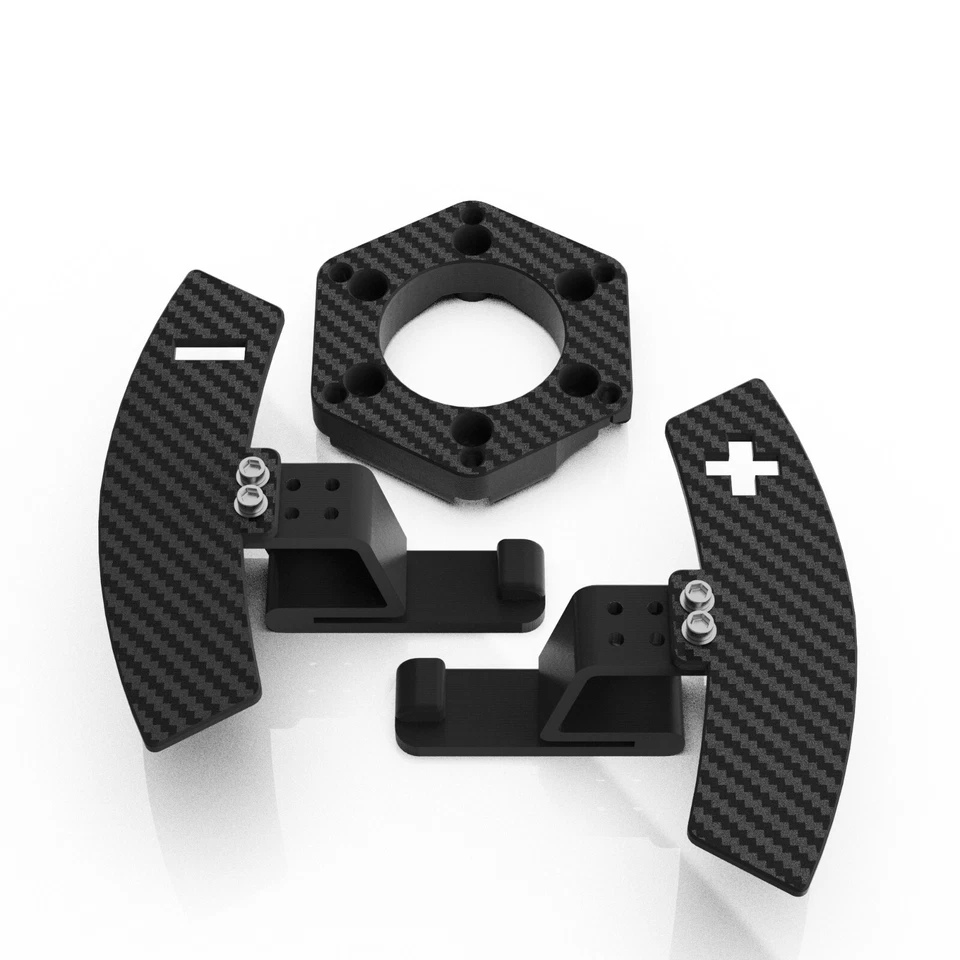 Logitech G29/G920/G923/G27/G25 Paddle Shifter Extender Semideep-Dish Adapter MOD - Bild 2 von 4