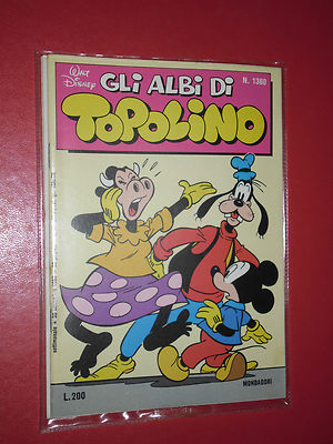 ALBI DELLA ROSA POI albi di MICKEY MOUSE N°1360 mondadori disney year 1980 -s-