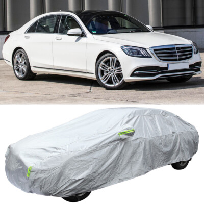For Mercedes-Benz S420 S500 S600 Car Cover Waterproof All Weather UV Windy Rainy