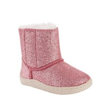 Wonder Nation Infant Girls Sparkly Faux Fur Boots Pink Size 4 GS-9 