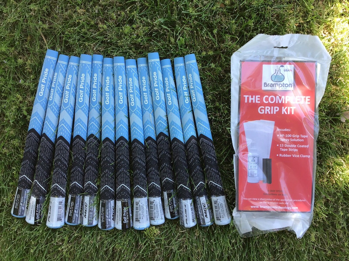 Golf Pride MCC Plus 4 Standard Grip (Light Blue) & Complete