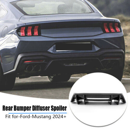 Alerón inferior difusor de labios de parachoques trasero de carbono para Ford Mustang GT S650 2024 - Imagen 2 de 13
