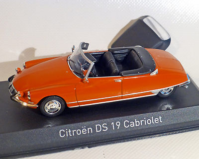 CITROËN DS19 CABRIOLET 1965 Corail Red NOREV 1:43 - 157009 - La