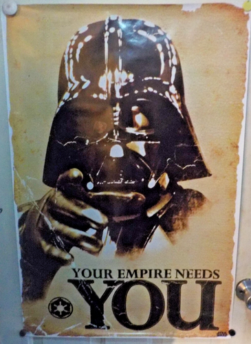 Star Wars Darth Vader The Empire Needs You Poster 24x36 unframed - Picture 4 of 4