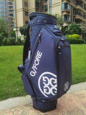 G FORE Caddy Bag Golf Bag Navy New with tags PU 4.7kg From Japan