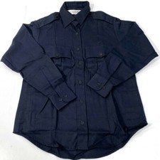 LION 0227NV-20 MENS SIZE 14.5 SMALL Long Sleeve Bravo Series Shirt 100 Cotton