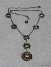 MICHAEL KORS MK Signed Gunmetal Rhinestone St...