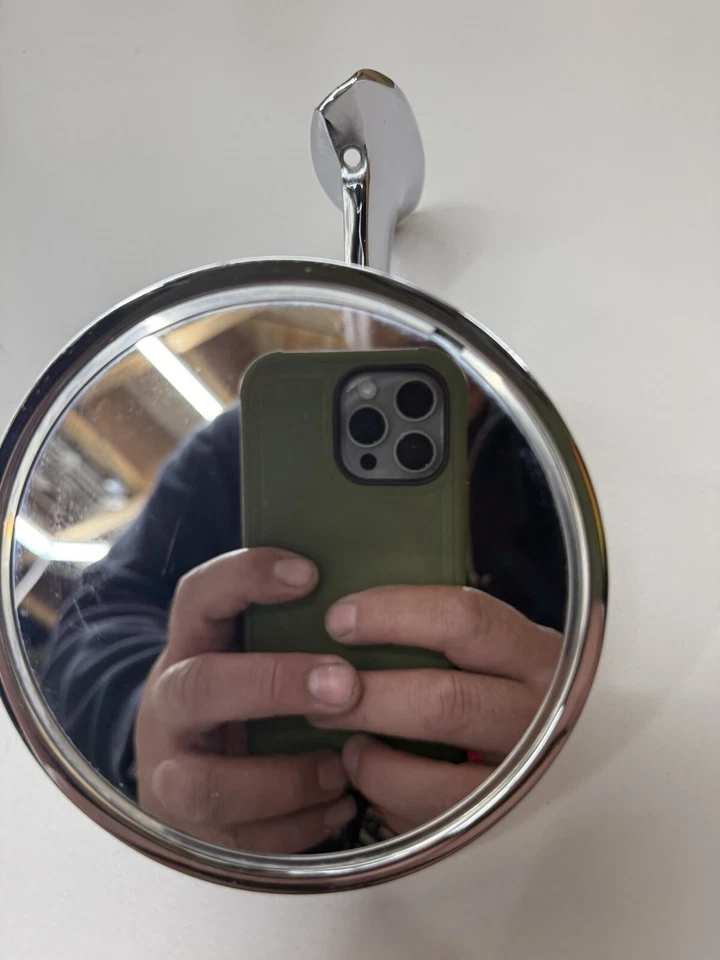 1965–1966 Chevrolet Chevelle, D–3863609–C1  Bowtie Mirror Driver Excellent Shape - Image 4 of 4