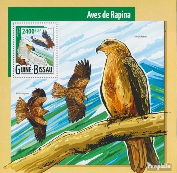 Timbres Guinée-bissau 2015 Mi bloc-feuillet 1381 (complète. édition) neuf avec g - Photo 1/1