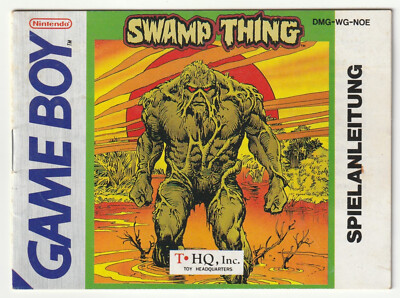   SWAMP THING, Nintendo/THQ Inc. GAME BOY SPIELEANLEITUNG Z1-