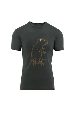 Blackbrand Beaver T-Shirt Men   leichtes T- Shirt für Herren  charcoal