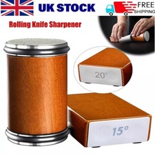Rolling Knife Sharpener Stainless Steel Magnetic Edge Roller Sharpener Holder
