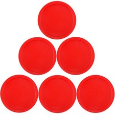3 1/4 inch Red Air Hockey Pucks Full Size Goal Packs Replacement Accessories ...