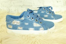 Sneaker jeans da donna Italia scarpe basse scarpe da ginnastica denim numero 39 scarpe per il tempo libero