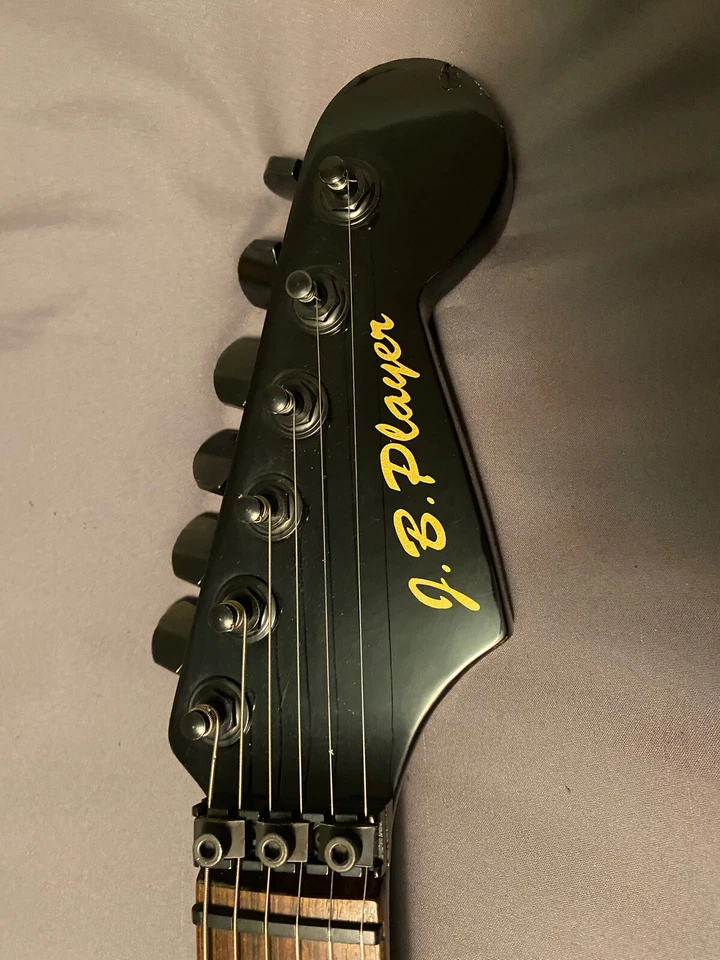 Guitarra eléctrica 1985 JB Player STRAT mástil con estuche de colección Foto 3 de 4