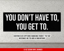 Motivational Quote Wall Art for Home Gym - Large Inspirational Decor