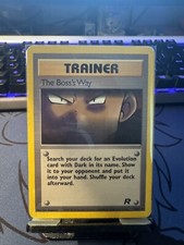 The Boss's Way 73/82 Uncommon Team Rocket Pokemon Card