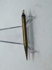 VTG Miniature 3 1/4" Brass Mechanical Pendant Pencil-Continuous Twist. 