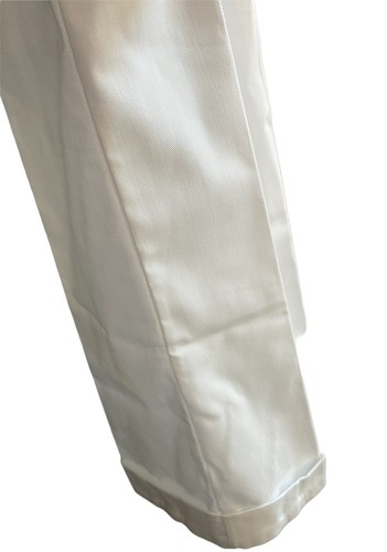 Vtg NEW 1970s Bell Bottom Sun Jeans Flare Unisex Sz 7/8 29x31” White Cotton - Picture 4 of 10