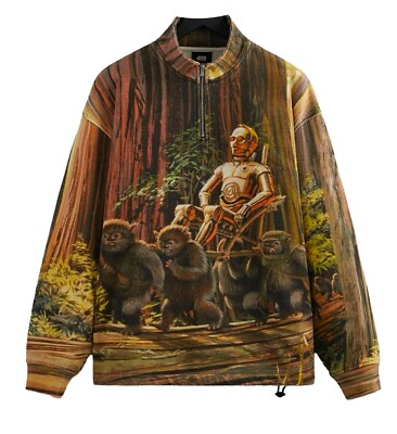 Kith X Star Wars Quarter Zip King C-3PO Size XL Brand New SEALED