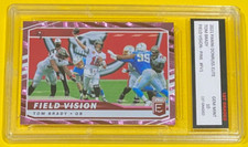 2021 DONRUSS ELITE TOM BRADY 1ST GRADED 10 FIELD VISION PINK PARALLEL #FV1 SP 🔥