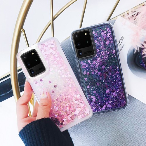 For Samsung S24 S25 Ultra S23 FE S22 A16 A55 Glitter Liquid Quicksand Case Cover - Zdjęcie 10 z 15