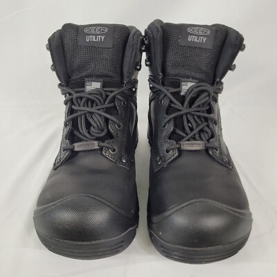 Keen Utility Independence Black 6” Leather Waterproof Work Boots Shoes Sz 13 Amazon.com | KEEN Utility 6 main image 2