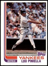 Lou Piniella #538 1982 Topps
