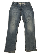 Lee Modern Series Curvy Fit Straight Leg Denim Jeans Women's 16W MEASURMENTS
